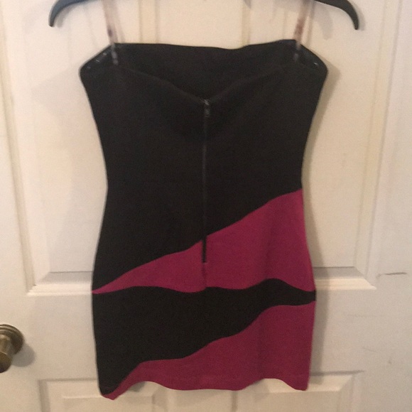 Strapless mini dress - Picture 2 of 2